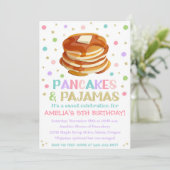 Invitation de crêpes et pyjamas | Pajama Party (Debout devant)
