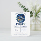 Invitation de croisière de réunion familiale perso (Debout devant)