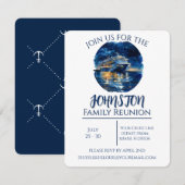 Invitation de croisière de réunion familiale perso (Devant / Derrière)