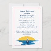 Invitation de Croisière pour Enterrement de Vie de (Dos)