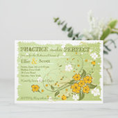 Invitation de croissant de renoncule (Debout devant)