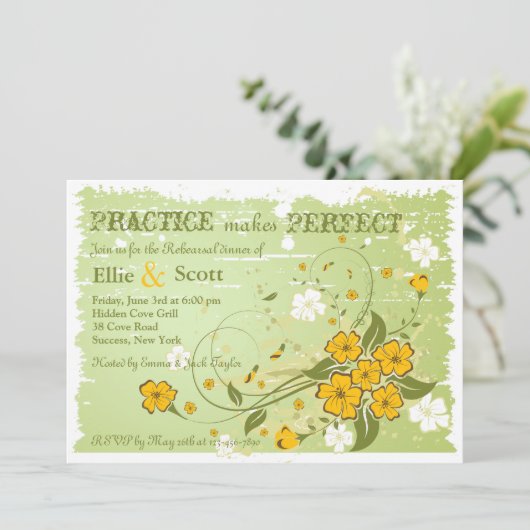 Invitation de croissant de renoncule (Debout devant)