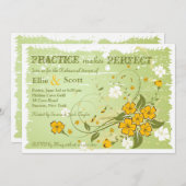 Invitation de croissant de renoncule (Devant / Derrière)