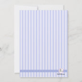 Invitation de Croix Bleue Bleue Brise. (Dos)