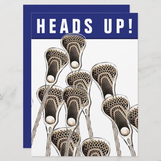 Invitation de crosse (Devant / Derrière)