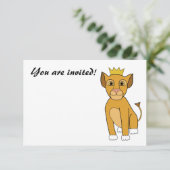 Invitation de CUB de lion (Debout devant)