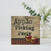 invitation de cueillette de pomme (Debout devant)