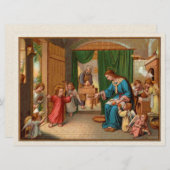 Invitation de cuisine de la Sainte Famille (Devant / Derrière)