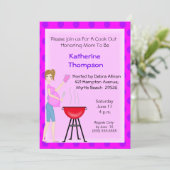 Invitation de cuisine de maman enceinte (Debout devant)