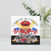 Invitation de cuisine du service d'incendie de Gri (Debout devant)