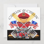 Invitation de cuisine du service d'incendie de Gri (Devant)