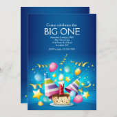 Invitation de Cupcake (Devant / Derrière)