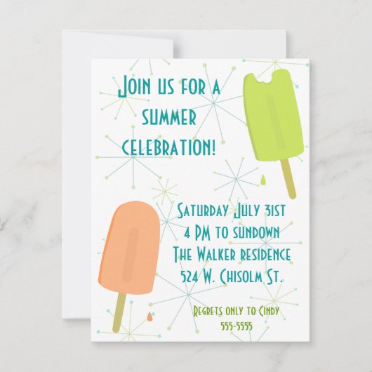 Invitation de cures congelées (Devant)