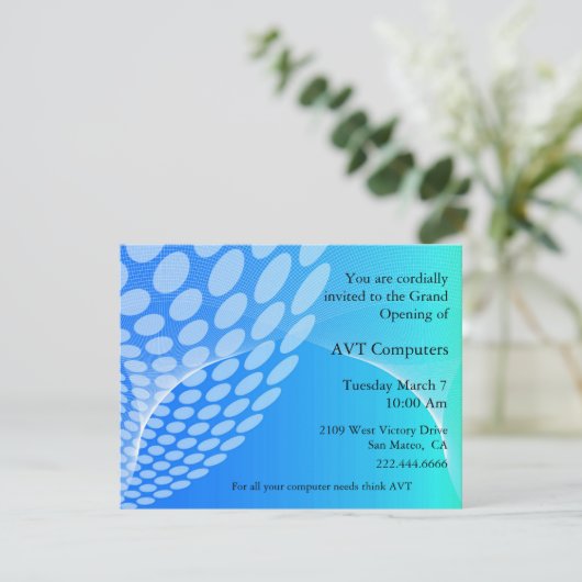 Invitation de Custom Company (Debout devant)