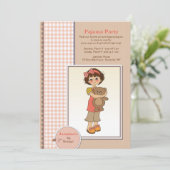 Invitation de Cutie de partie de pyjama (Debout devant)