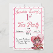 Invitation de Cuties Teacup (Devant)