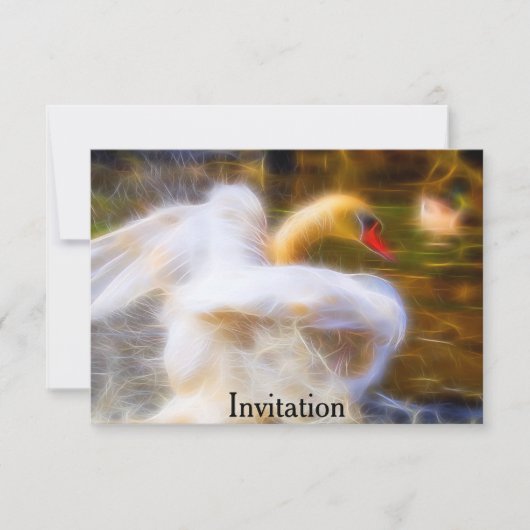 Invitation de cygne (Devant)