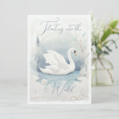 Invitation de cygne gracieuse (Debout devant)