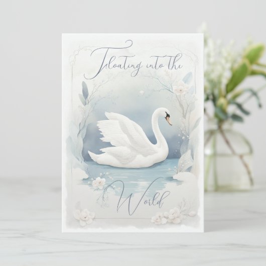 Invitation de cygne gracieuse (Debout devant)