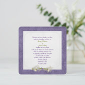 Invitation de Daisy et Mariage damassé (Debout devant)