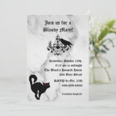 Invitation de Damask et Marble Halloween (Debout devant)