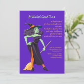 Invitation de Dame d'Halloween (Debout devant)