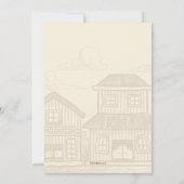 Invitation de danse carré (Dos)