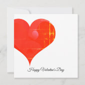 Invitation de danse de la Saint-Valentin au cœur r (Dos)