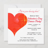 Invitation de danse de la Saint-Valentin au cœur r (Devant)