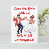 invitation de danse de rock (Debout devant)