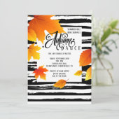 Invitation de danse scolaire d'automne (Debout devant)