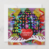 Invitation de danse Valentine Disco (Devant)