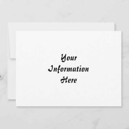 Invitation de danseur Abstrait (Dos)