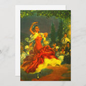 Invitation de danseur de flamenco (Devant / Derrière)