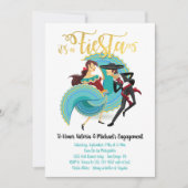 Invitation de danseurs espagnols de la Fiesta mexi (Devant)