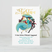 Invitation de danseurs espagnols de la Fiesta mexi (Debout devant)