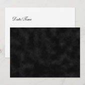 Invitation de Dark Coulds (Devant / Derrière)