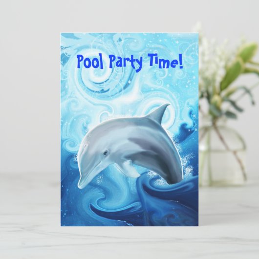 Invitation de dauphins dans l'océan (Debout devant)