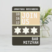 Invitation de David Bar Mitzvah (Debout devant)