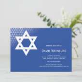 Invitation de David Blue Bar Mitzvah (Debout devant)