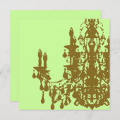 Invitation de ~ de lustre de Cocos (Devant / Derrière)