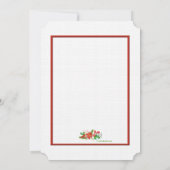 Invitation de décoration de Noël (Dos)