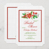 Invitation de décoration de Noël (Devant / Derrière)