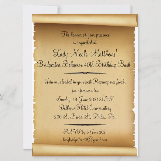 Invitation de défilement (NM) (Devant)