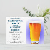 Invitation de dégustation de bière de fête d'anniv (Debout devant)
