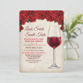 Invitation de dégustation de vin de luxe (Debout devant)