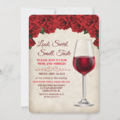 Invitation de dégustation de vin de luxe (Devant)