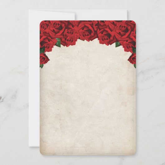 Invitation de dégustation de vin de millésime (Dos)