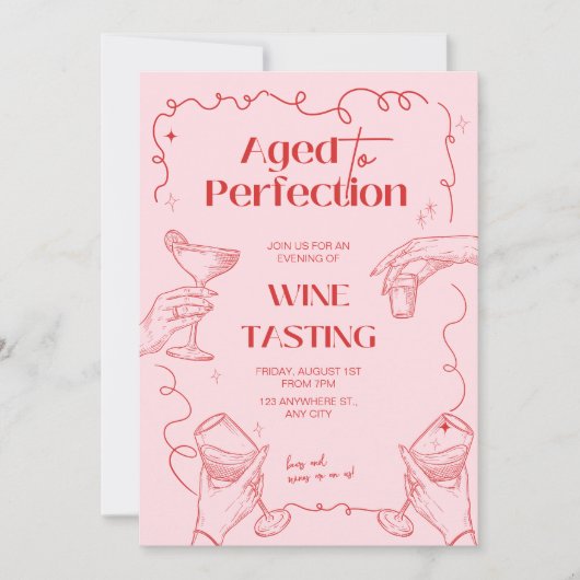 Invitation De Dégustation De Vins De Perfection (Devant)