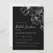 Invitation de déjeuner de mariage moderne botaniqu (Devant)